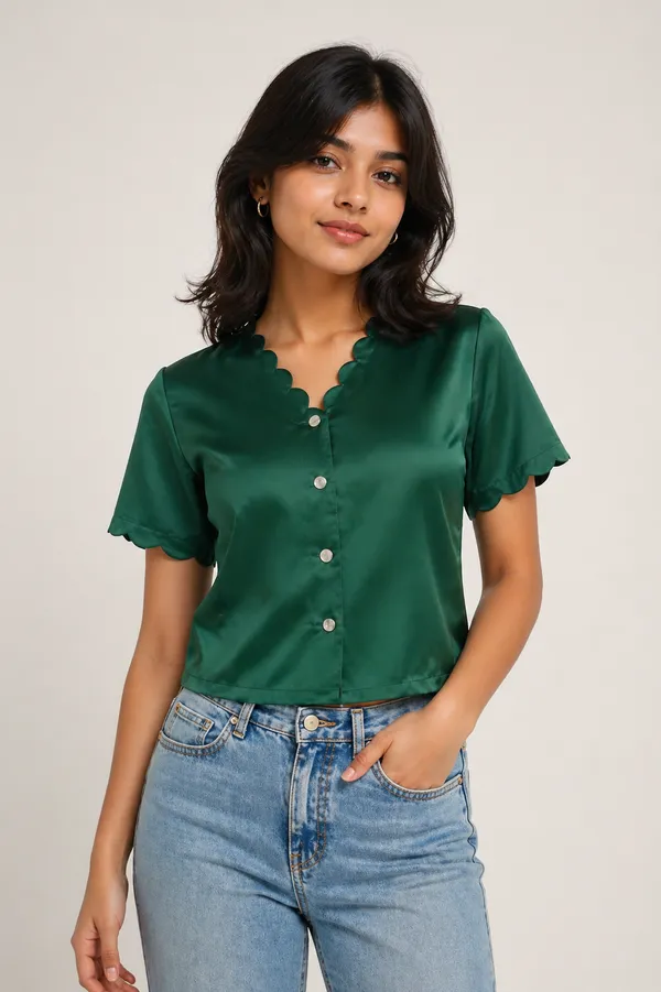 Emerald_Scallop_Satin_Top