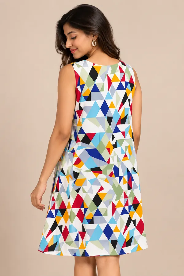 Geometric_Print_A-Line_Pocket_Dress