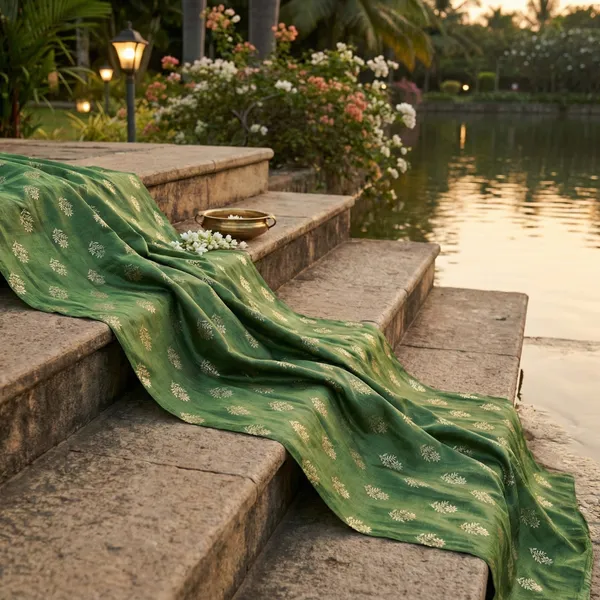 Forest_Green_And_Gold_Haritha_Pushpa_Kasavu_Saree