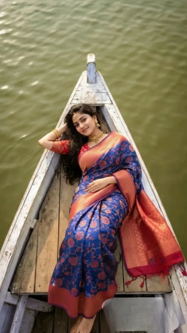 Royal_Blue_With_Rust_Zari_Heritage_Saree
