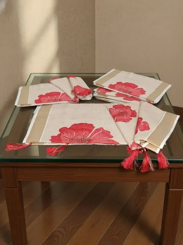 Off_White_And_Ivory_With_Red_Floral_Print_And_Gold_Kasavu_Border_Hibiscus_Bloom_Kasavu_Saree