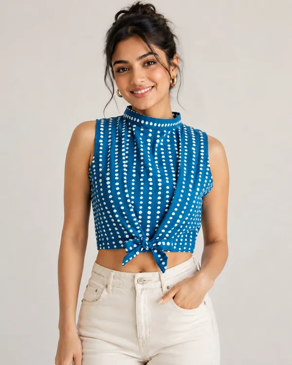 Indigo_Dotline_Front-Knot_Top