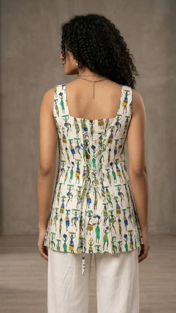 Ivory_Warli_Tie-Up_Top