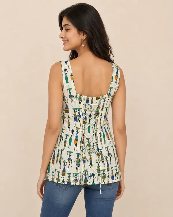 Ivory_Warli_Tie-Up_Top