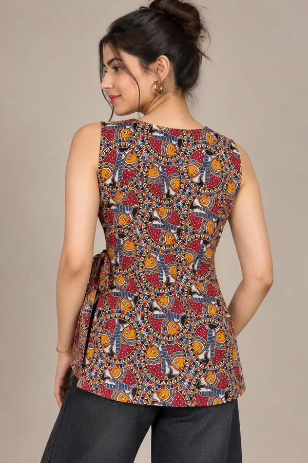 Kalamkari_Print_Wrap_Cotton_Top