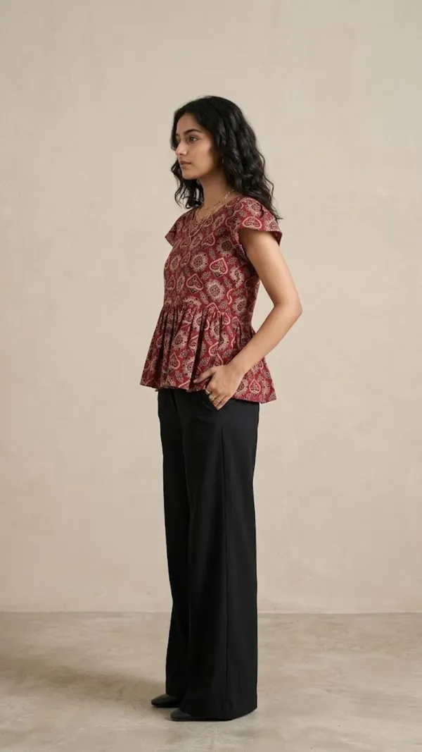 Mitti_Motif_Peplum_Top