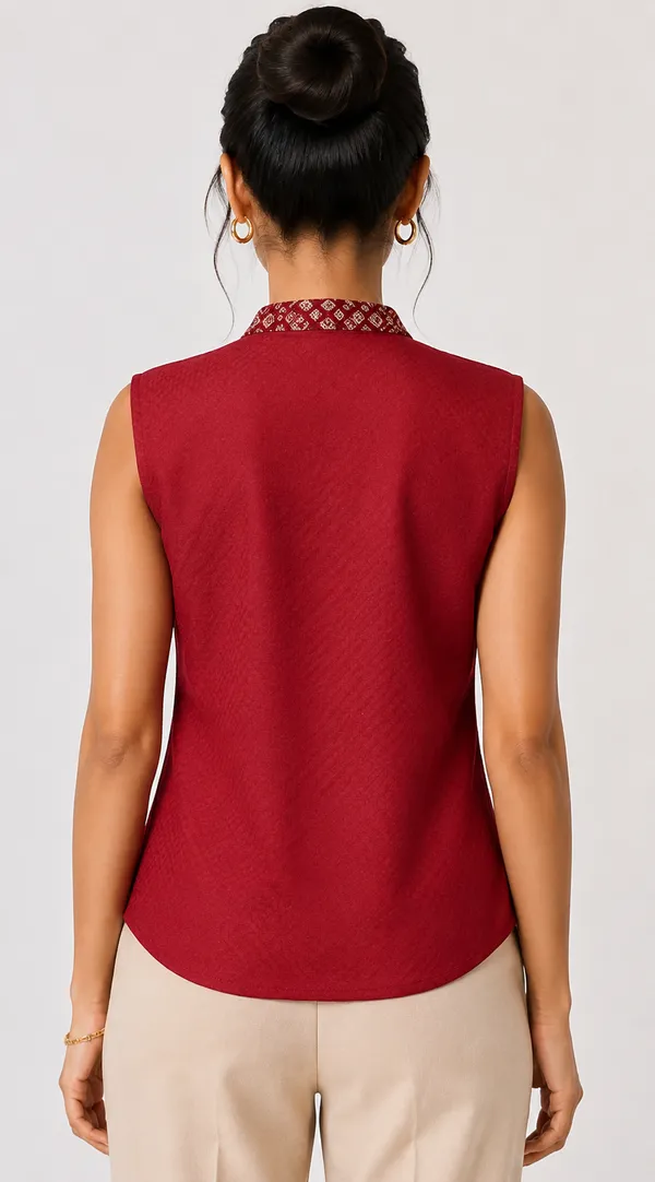 Maroon_Ethnic_Wrap_Top