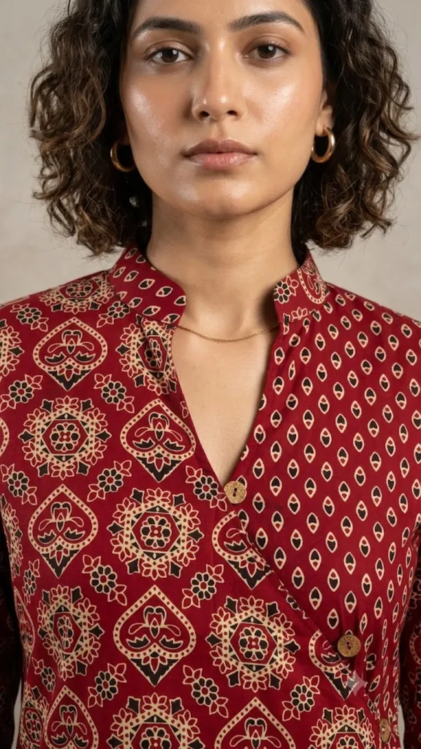 Maroon_Ethnic_Wrap_Top