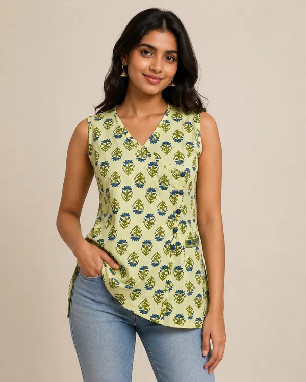 Nila_Sprig_Side_Button_Kurti