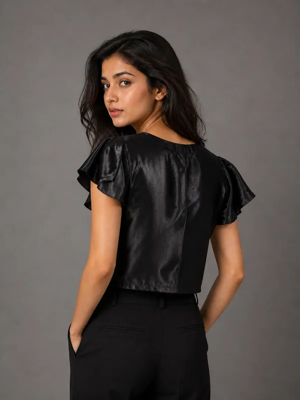 Noir_Satin_Frill_Top