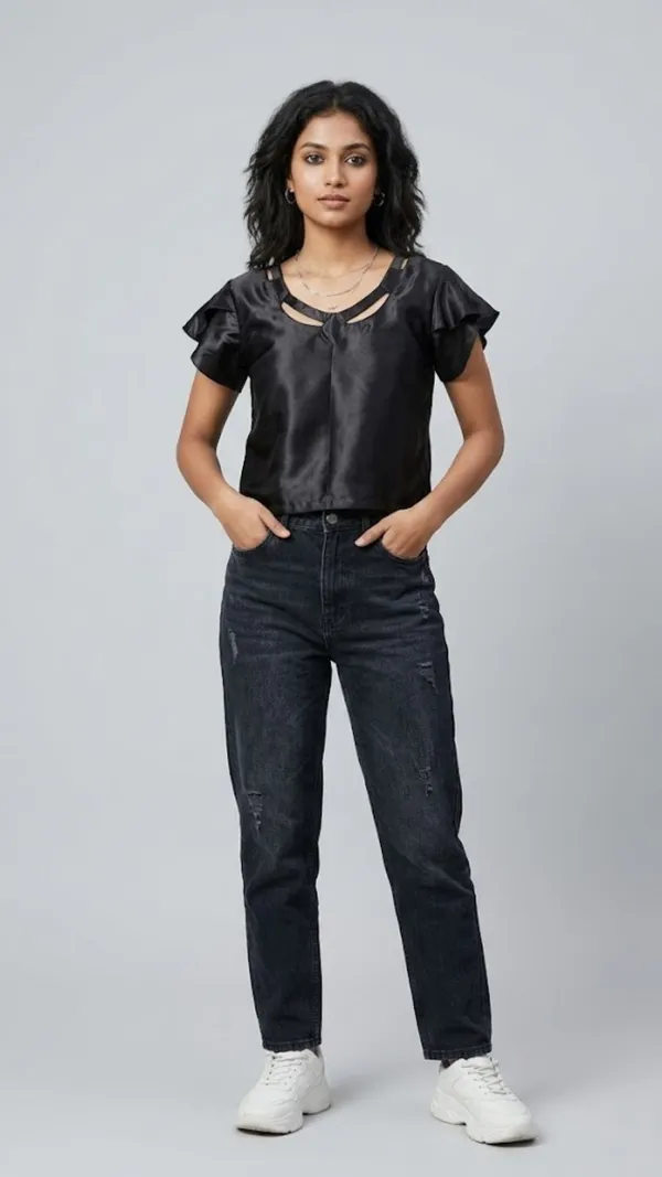 Noir_Satin_Frill_Top