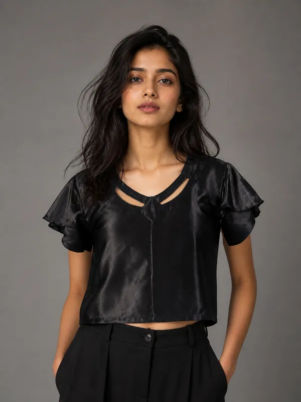 Noir_Satin_Frill_Top