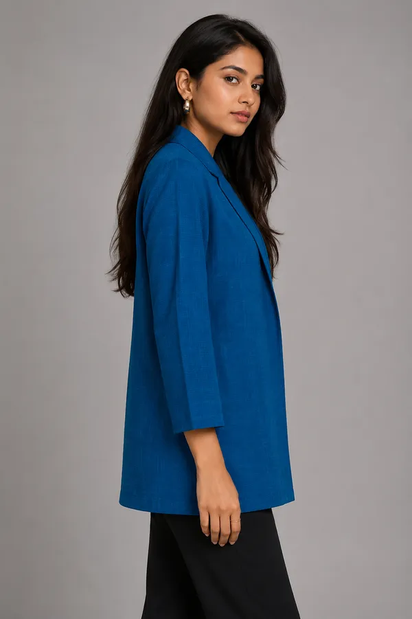 Royal_Blue_Cotton_Indo-Western_Jacket