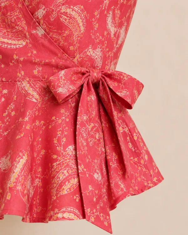 Pink_Heritage_Print_Cotton_Wrap_Peplum_Top