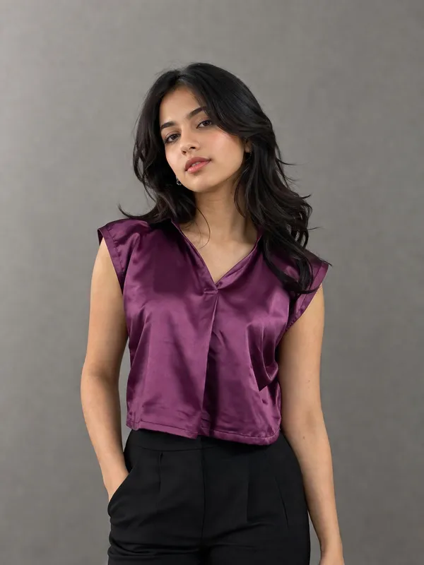 Plum_Glow_Satin_Top