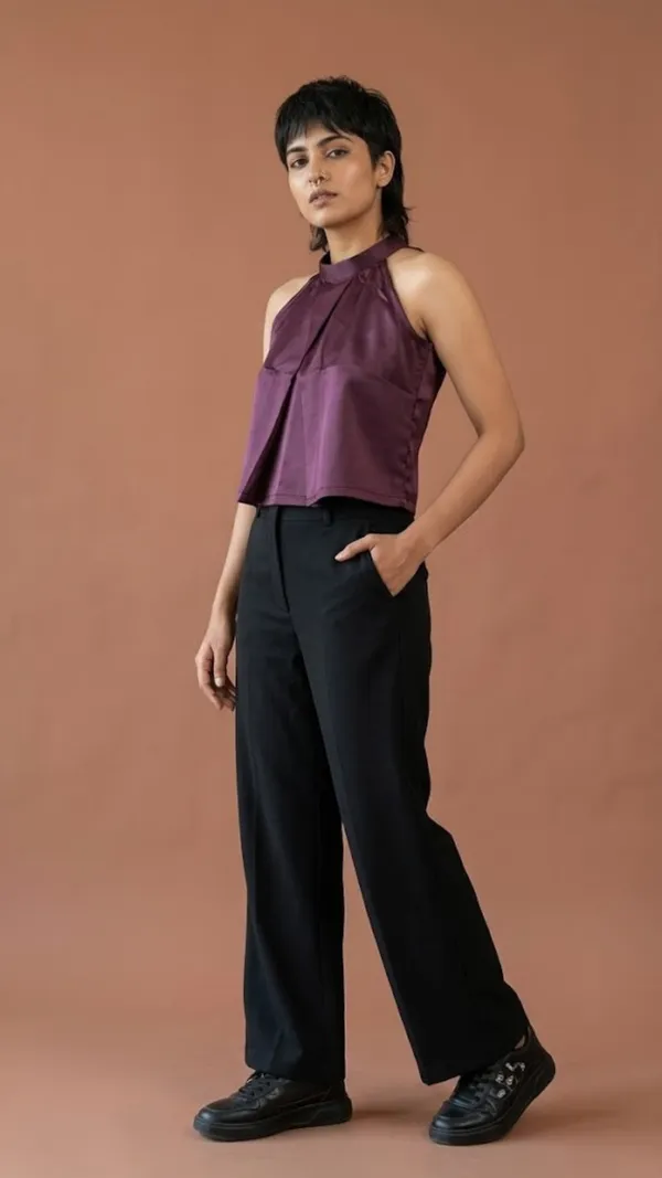 Plum_Satin_Drape_Top