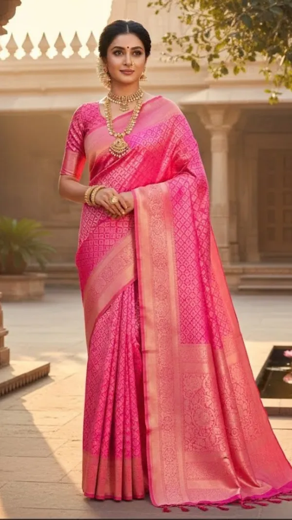 Rani_Pink_Traditional_Designer_Silk_Saree