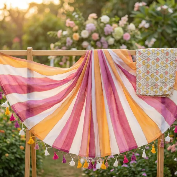 Pink_Mustard_Yellow_And_Ivory_Soft_Mul_Mul_Cotton_Stripes_Saree
