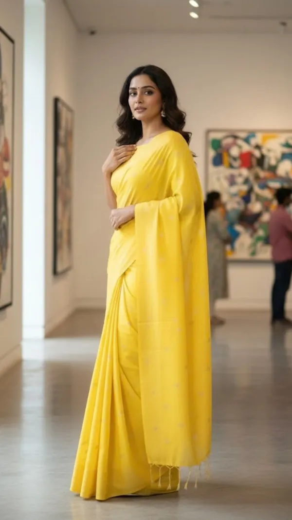 Lemon_Yellow_Maheshwari_Cotton_Saree
