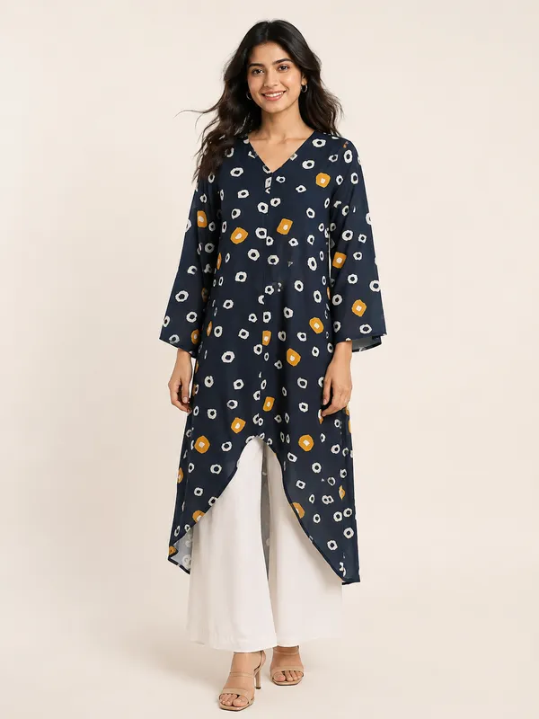 The_Midnight_Bandhani_Drape_Kaftan