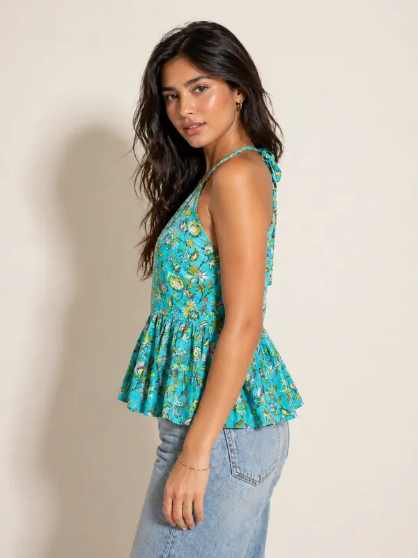Turquoise_Garden_Halter_Top