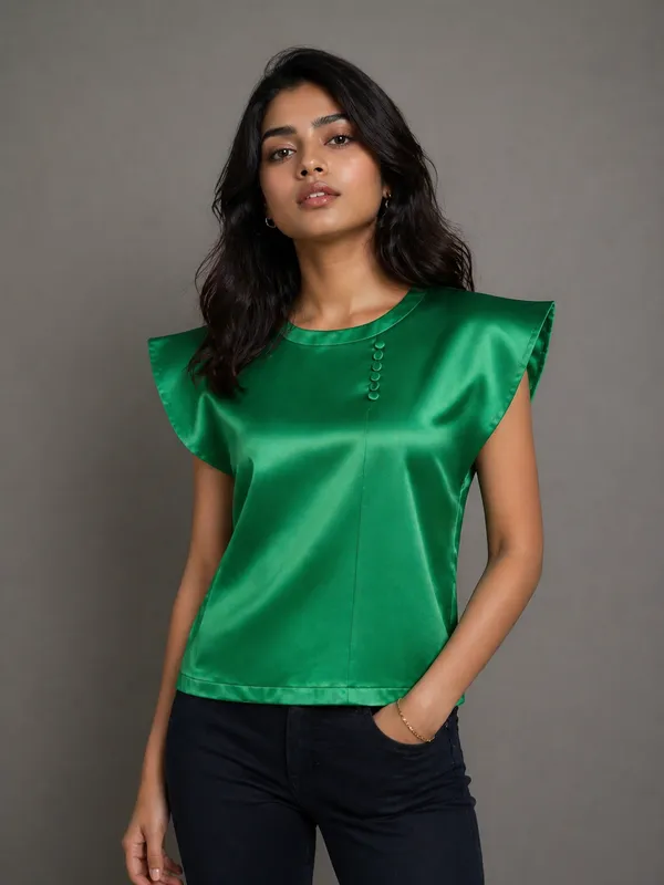 Emerald_Satin_Button_Detail_Top