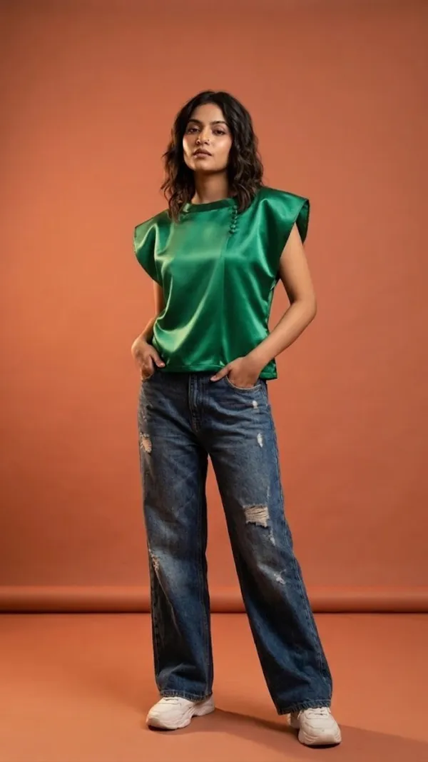 Emerald_Satin_Button_Detail_Top