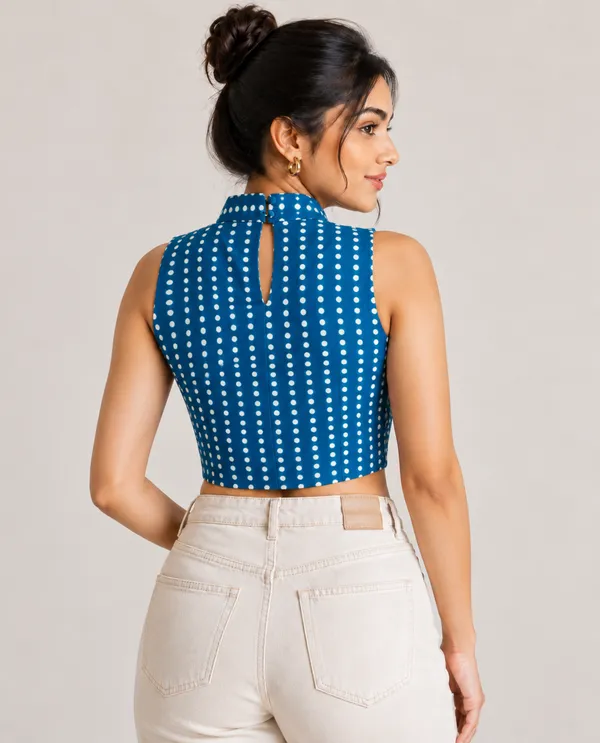 Indigo_Dotline_Front-Knot_Top