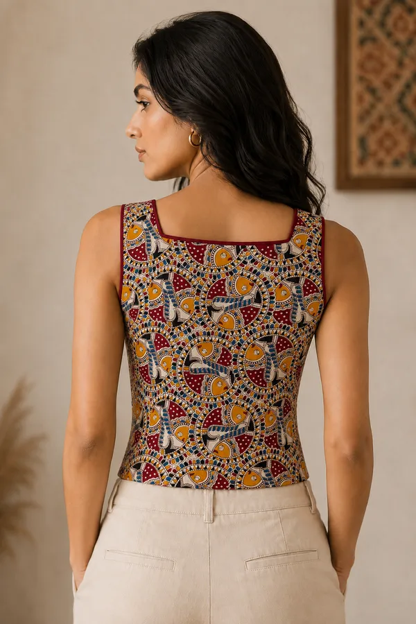 Kalamkari_Print_Square_Neck_Crop_Top