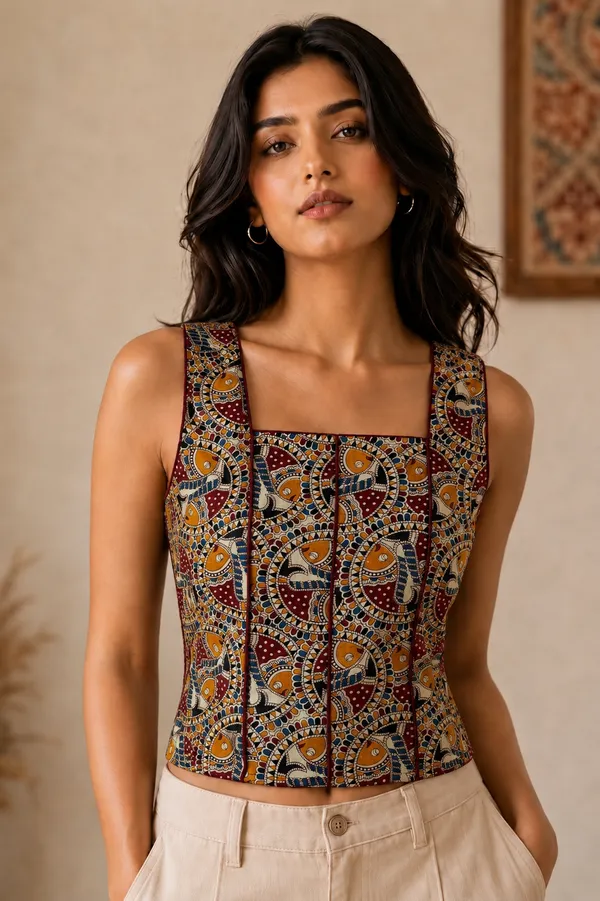 Kalamkari_Print_Square_Neck_Crop_Top