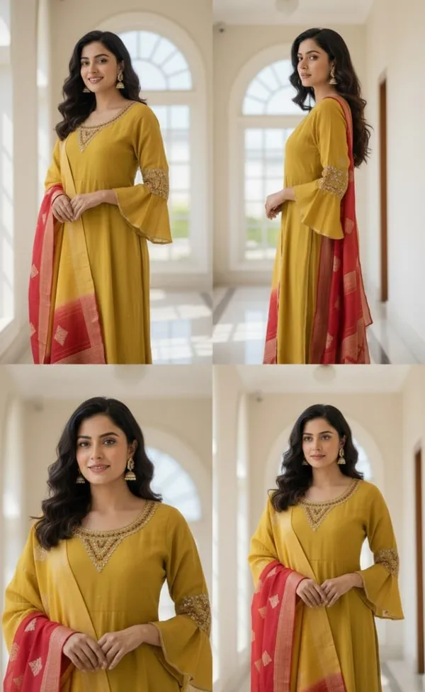 Mustard_Handcrafted_Farsi_Salwar_Suit_Sets_For_Women