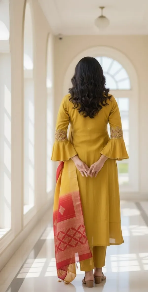 Mustard_Handcrafted_Farsi_Salwar_Suit_Sets_For_Women