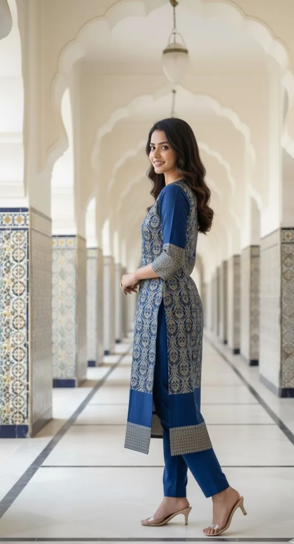 Royal_Blue_&_Gold_Intricate_Patterns_Premium_Cotton_Suit_Set_With_Dupatta_Suit_Set_For_Women
