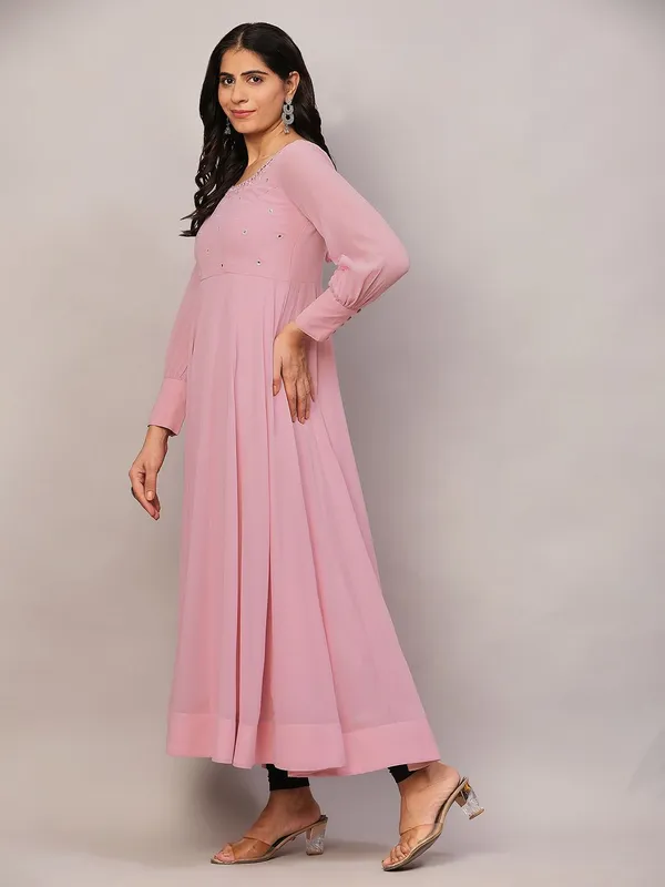 Peach_Designer_Floor-Length_Anarkali_Kurta_For_Women