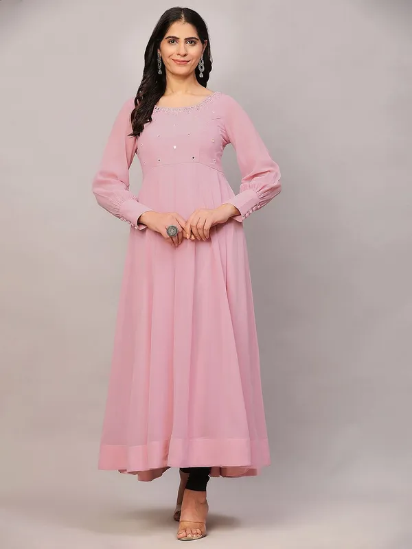 Peach_Designer_Floor-Length_Anarkali_Kurta_For_Women