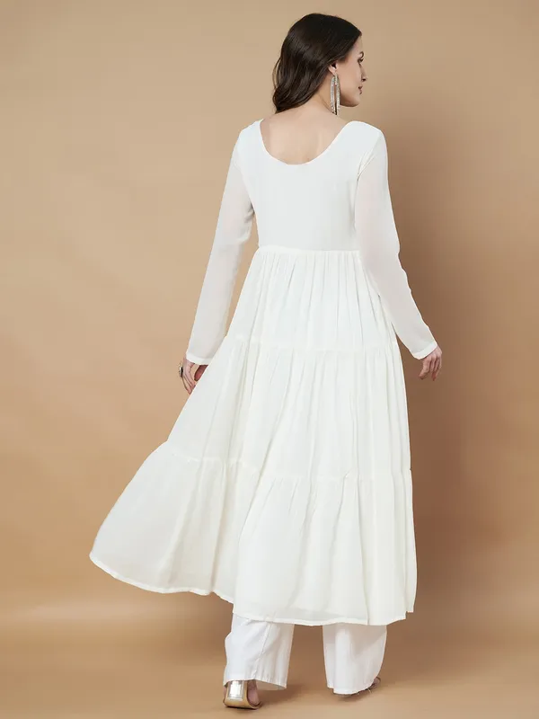 White_Embroidered_Festive_Anarkali_Kurta_For_Women