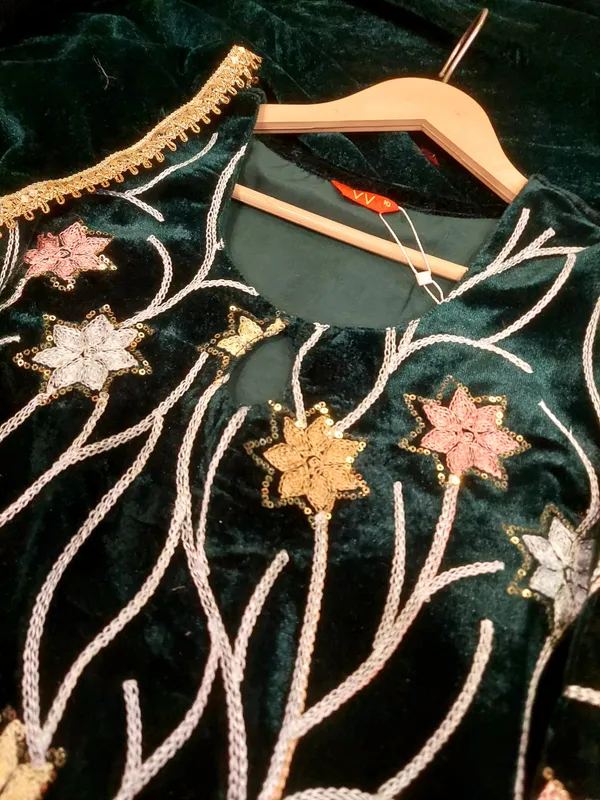 WINTER__PARTYWEAR_HEAVY_SHARARA_SETS_ARRIVED_IN_VELVET_FABRIC