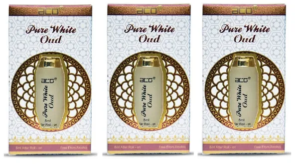 Aco_Perfumes_Pure_White_Oud_Alcohol_-_Free_Attar_Roll_On_8ml_Each_(Pack_of_3)