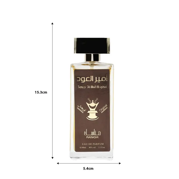 MANASIK_Ameer_Al_Oud_Original_Long_Lasting_100Ml_Men_Liquid_Perfume_,_Floral,_Aromatic_&_Sweet,_Soothing_Fragrance