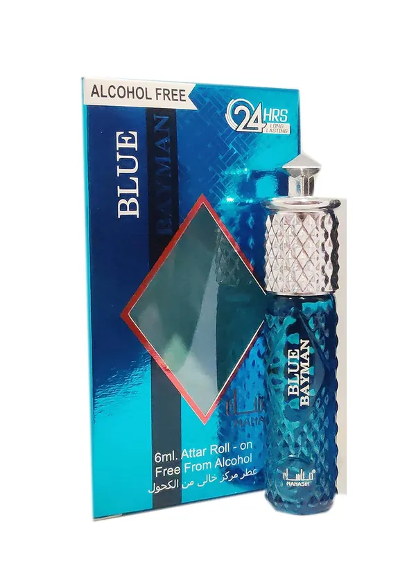 MANASIK_BLUE_BAYMAN_Alcohol_-_Free_Concentrated_Attar_Roll_On_6ml