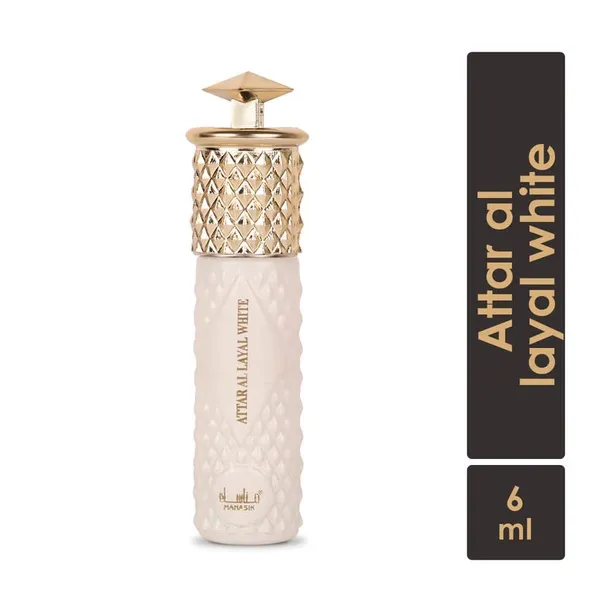 Manasik_Al_Layal_White_Premium_Attar,_Powdery,_Citrus_&_Oud,_Soothing_Fragrance,_Long_Lasting_Roll_on_Itra_For_Men_&_Women,_6ml