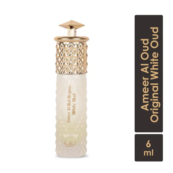 Manasik_Ameer_Al_Oud_Original_White_Oud_Premium_Attar,_Floral,_Aromatic_&_Woody_Soothing_Fragrance,_Long_Lasting_Roll_on_Itra_For_Men,_6ml