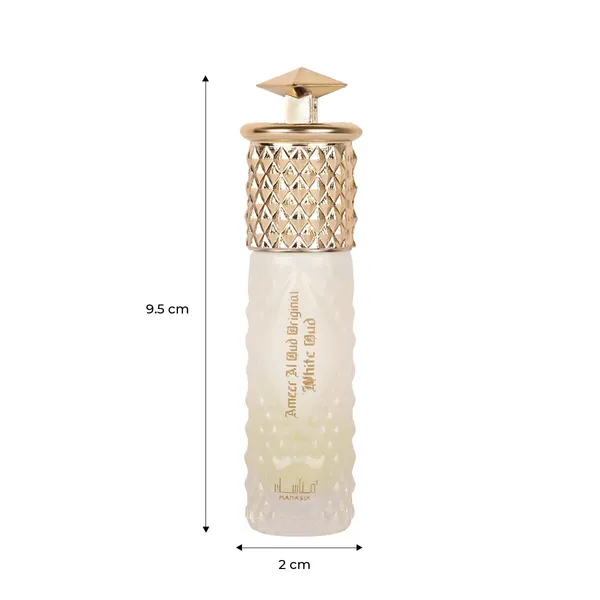 Manasik_Ameer_Al_Oud_Original_White_Oud_Premium_Attar,_Floral,_Aromatic_&_Woody_Soothing_Fragrance,_Long_Lasting_Roll_on_Itra_For_Men,_6ml