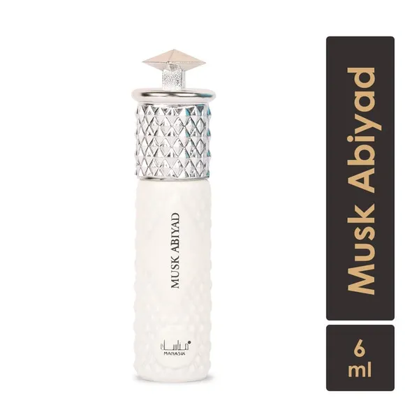Manasik_Musk_Abiyad_Premium_Attar,_Oud,_Balsamic_&_Nutty,_Soothing_Fragrance,_Long_Lasting_Roll_on_Itra_For_Women,_6ml