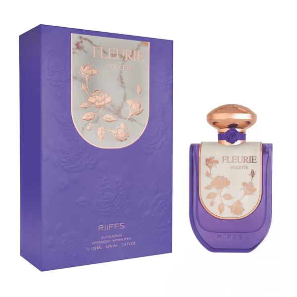 RiiFFS_Fleurie_Violet_Eau_De_Parfum_for_Women_|_Long_Lasting_Perfume_with_Coconut,_Vanilla,_Rose_|_Musk_|_Elegant_Floral_Fragrance_with_Amber_|_Tonka_Bean_|_100ml