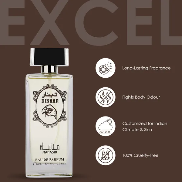 MANASIK_DINAAR___Perfume_for_Men_&_Women__|_Perfume_for_Unisex_Long_Lasting_Smell_|Citrus_&_Fresh_Powdery_Notes_|100ml_Eau_De_Parfum_Men_&_Women