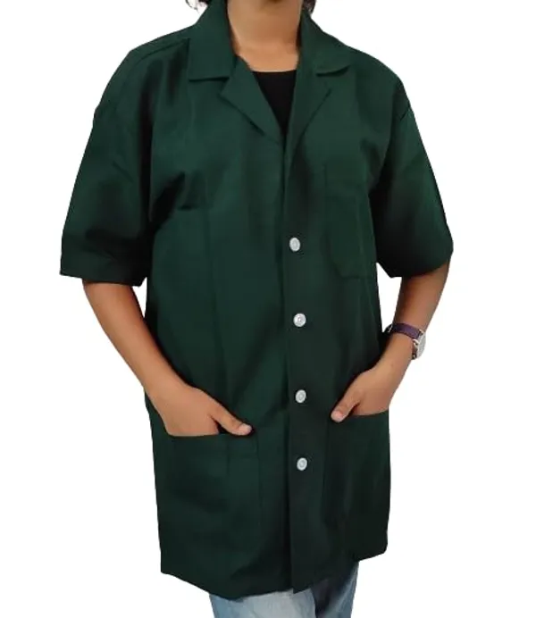 Green_Staff_Apron_|_3_Pocket_Apron_V-Neck_Half_Sleeves_|_Uniform_For_Medical_Professionals_(Staff_&_Nursing)
