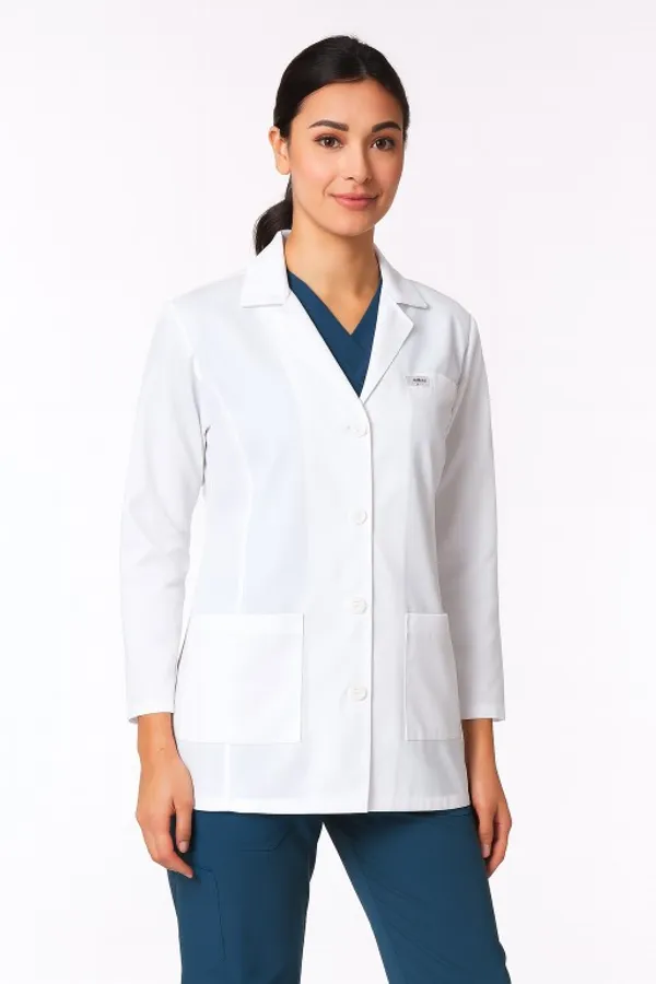 Female_Full_Sleeves_Apron_|_White_Color_|_Ideal_For_doctors,_Lab_Technicians,