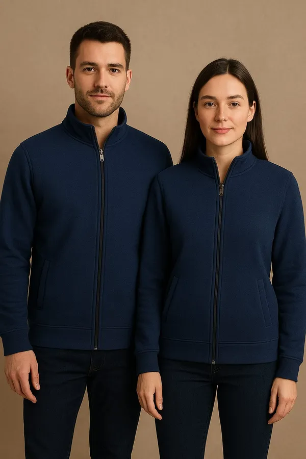 Navy_Blue_Unisex_Fleece_Winter_Jacket_with_2-side_Pockets