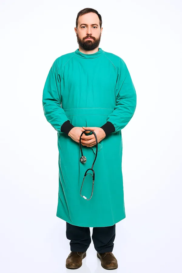 Hangerage_Surgeon_Gown_–_Full_Sleeves_with_Ribbed_Cuffs_|_Medical_OT_Protective_Wear_|_Free_Size